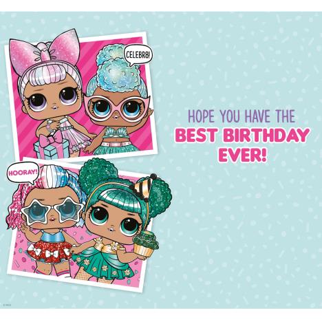 Super Sister LOL Surprise Birthday Card Extra Image 1